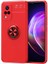 Vivo V21 Kılıf Zore Ravel Silikon Kapak-Kırmızı 1
