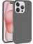 Apple iPhone 16 Pro Max Kılıf Zore Lsr Lanuaan Kapak-Titanyum-Gri 1