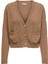 Onlteresa Lıfe Ls V-Neck Cardıgan cc Knt S.kahve 15326110 1