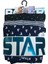 Pilelistore Star 106 Desenli Pamuklu Kemer Likralı 3'lü Boxer 1