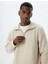 5WAM70035MK 057 Bej Erkek Pamuk Jersey Sweatshırt 2