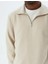 5WAM70035MK 057 Bej Erkek Pamuk Jersey Sweatshırt 5