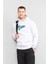 Çetinkaya Mentality 3612 Kapüşonlu 3 Iplik Şardonlu Karmelanj Sweatshirt 1