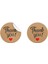 Sticker Kuşe 4x4 cm 48 Adet - Thank You - 1