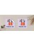 Kuşe Sticker Paketleme & Kargo Etiketi (4X4CM) 48 Adet - Paketin Var - 4 Renk Karışık - 3