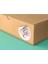 Kuşe Sticker Paketleme & Kargo Etiketi (4X4CM) 48 Adet - Thank You - 1