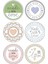 Made With Love Rengarenk Sticker Seti 4 cm - 48 Adet - 1