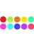 Kuşe Sticker - Karışık Renkli Emoji- (3X3CM) 40 Adet 1