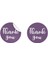 Kuşe Sticker (4X4CM) 48 Adet - Thank You - 1