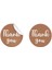 Kuşe Sticker (4X4CM) 48 Adet - Thank You - 1