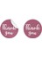 Kuşe Sticker (4X4CM) 48 Adet - Thank You - 1