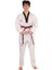 Taekwondo / Tekvando Elbisesi Siyah Yaka Fitilli Dobok 1