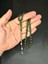 Ateş Kehribar Tesbih Arpa Kesim Yeşil Renk 6,5mm x 10,5mm T-538 2