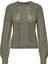 Onlmary Lıfe Ls Glıtter O-Neck Knt Haki 15328505 1