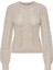 Onlmary Lıfe Ls Glıtter O-Neck Knt Krem 15328505 3