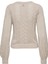 Onlmary Lıfe Ls Glıtter O-Neck Knt Krem 15328505 4