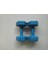 TeknoTrust Mavi Vinyl Dambıl Seti, 2 kg x 2 adet, dayanıklı ve şık spor ekipmanı 2