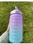 Mor 3 Lü Motivasyon Su Matarası Su Şişesi Suluk 2 Lt 900ML Yavrulu Spor Salonu Su Şişesi Sticker He 4