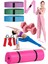 9 Parça Pilates ve Yoga Seti Pembe, Renkli Jimnastik Takımı, Ekonomik ve Çok Amaçlı 1
