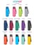 Plastik 3026 Mor Tritan Su Matarası 500ML Mor 0,50 L 2