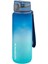 0,80 L 800ML Büyük Boy Soft Touch Çift Renk Motivasyon Tritan Su Matarası Plastik Mavi 1