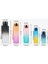 0,80 L 800ML Büyük Boy Soft Touch Çift Renk Motivasyon Tritan Su Matarası Plastik Mavi 4
