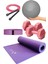 Mor 10 mm Pilates Minderi ve Taşıma Askısı, Renkli ve Şık Pilates Seti 1