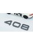 Peugeot 408 Ön Panjur 2022+ Koyu Gri Abs Logo Amblem 4