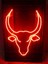 Neon LED Işıklı Boğa 1