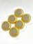 Kaban Kürk Manto Düğmesi / Italyan Düğme 6 Lı Set / Mat Gold Bej 3 cm /M010 4