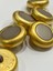 Kaban Kürk Manto Düğmesi / Italyan Düğme 6 Lı Set / Mat Gold Bej 3 cm /M010 5