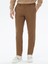 Kahverengi Dokuma Slim Fit Casual Pantolon 2