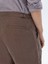 Kahverengi Dokuma Carrot Fit Casual Bermuda 4