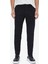 Siyah Dokuma Regular Fit Casual Pamuk Karışımlı Pantolon 2