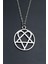 Heartagram Gümüş Kaplama Unisex Düz Zincir Kolye kod 755 2