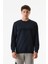 Basic Beli Lastikli Bisiklet Yaka Sweatshirt 1