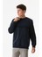 Basic Beli Lastikli Bisiklet Yaka Sweatshirt 2