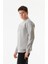 Yazı Nakışlı Dik Yaka Sweatshirt 4