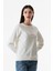 Baskılı Bisiklet Yaka Sweatshirt 5