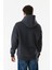 Kabartma Baskılı Kapüşonlu Kanguru Cepli Sweatshirt 5