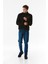 Dik Yaka Yarım Fermuarlı Peluş Sweatshirt 3