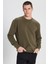 Wrangler Regular Fit Normal Kesim Bisiklet Yaka Haki Sweatshirt 1