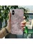 Apple iPhone Xs Uyumlu Kılıf Zebana Pink Heart Silikon Kılıf Pembe 2