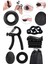 Tekno Trust Siyah 5 Parça Güç R-Shape Kas Eğitim Direnci Kavrama Kiti El Grips Fitness Ekipmanları Egzersiz Kit 4
