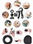 Tekno Trust Siyah 5 Parça Güç R-Shape Kas Eğitim Direnci Kavrama Kiti El Grips Fitness Ekipmanları Egzersiz Kit 5