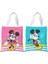 Mickey Mouse Öğrenci Kanvas Kadın Omuz Taşınabilir Çok Yönlü Kanvas Çanta (Yurt Dışından) 1