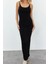 Yeni Regular Casual Günlük Sandy Örme Dik Yaka Kolsuz Kol Basic Maxi Boy Elbise 1