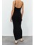 Yeni Regular Casual Günlük Sandy Örme Dik Yaka Kolsuz Kol Basic Maxi Boy Elbise 4