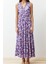 Yeni Regular Casual Günlük Polyester Kaşkorse Örme V Yaka Kolsuz Kol A-Line Maxi Boy Elbise 1