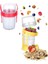 Çift Hazneli - Çatal Kaşıklı Portatif Müsli -Atıştırmalık Kabı 1100 ml 1